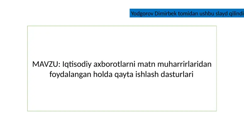 Product slide 1