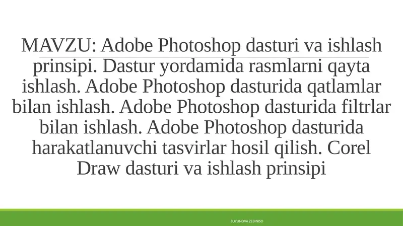 Product slide 1
