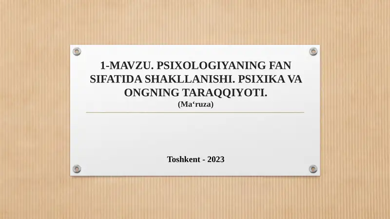 Product slide 1