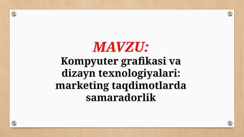 Product slide 1
