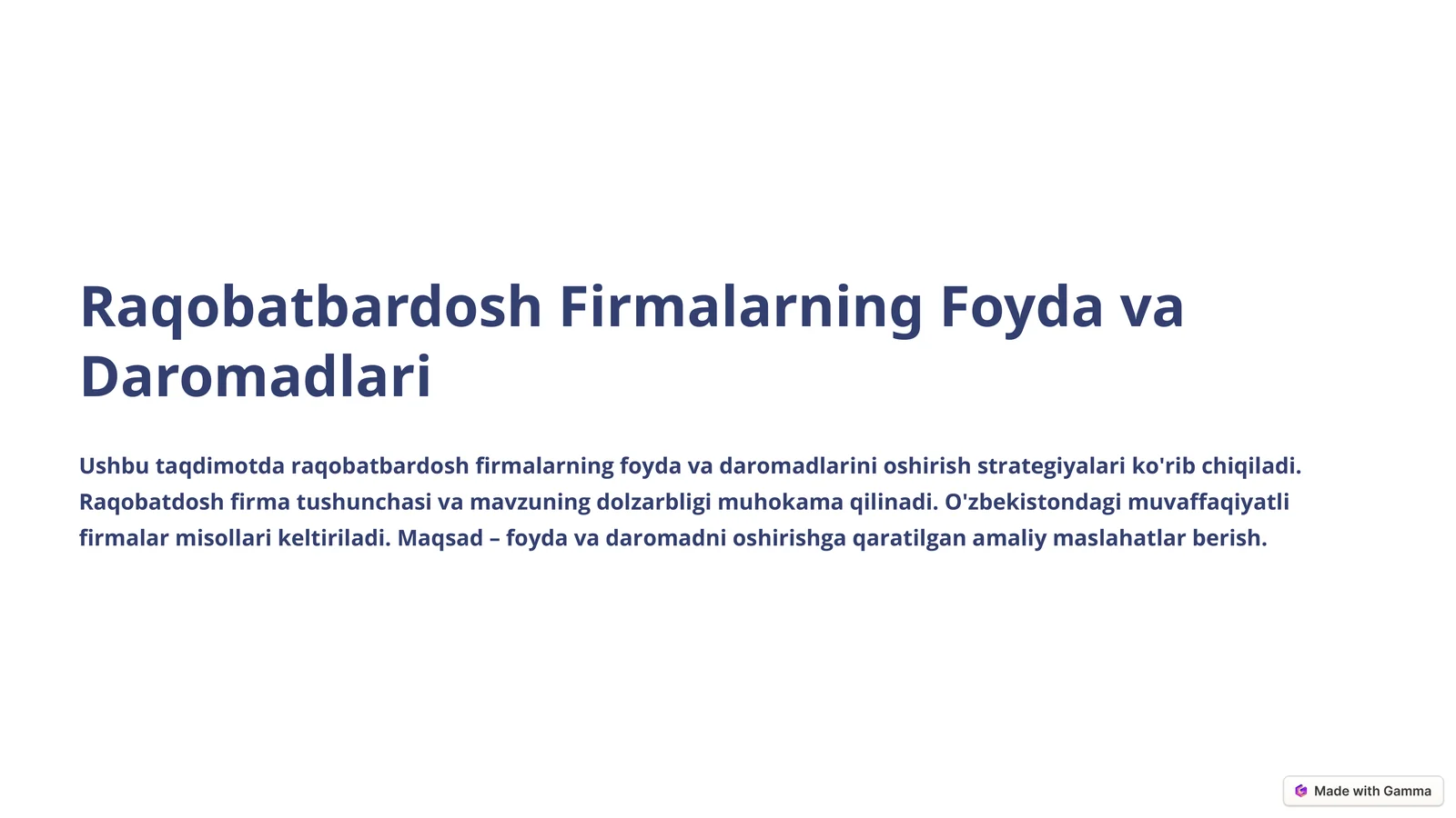Product slide 1